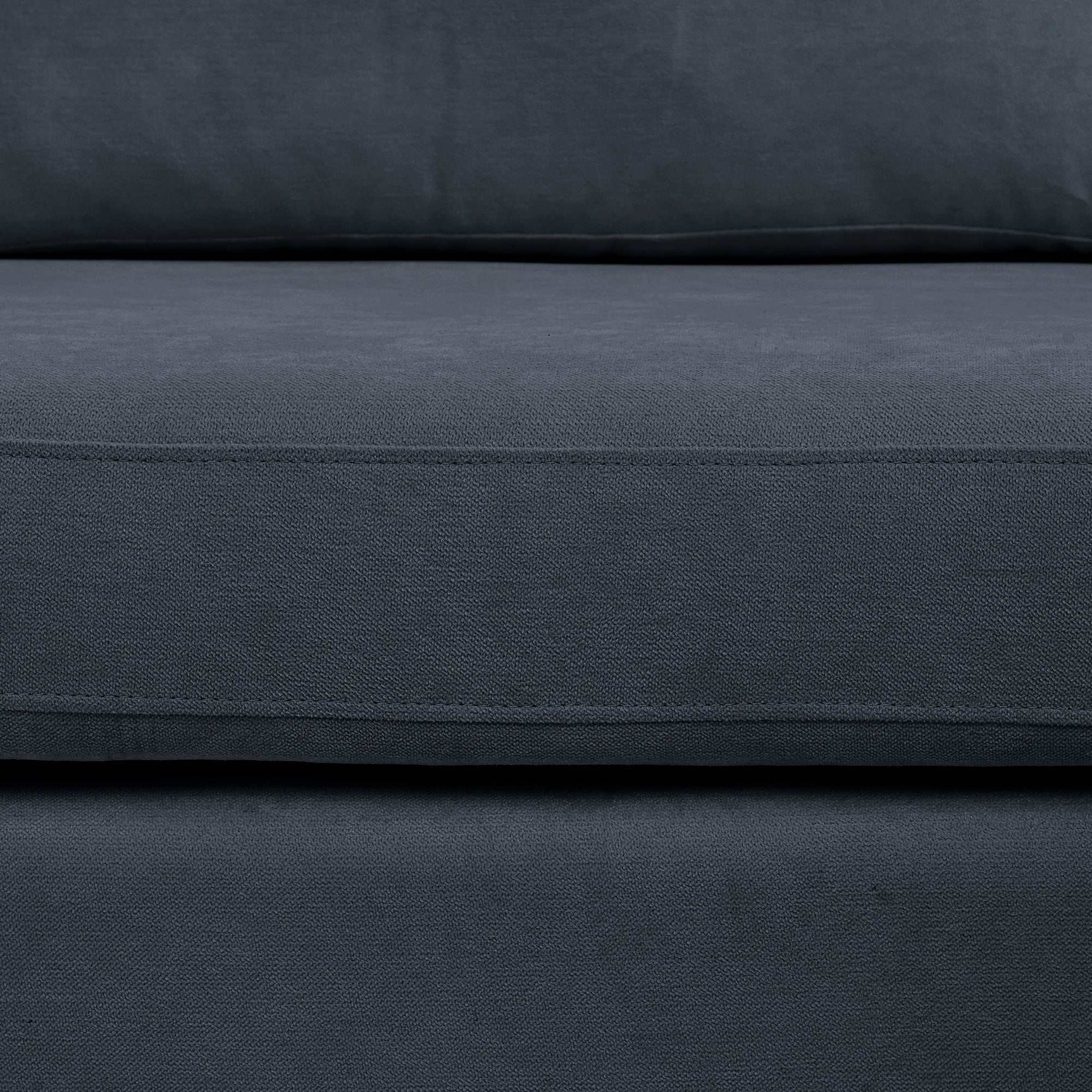 Shasta 3 Pieces Large Sectional Sofa Gray - Ornate Home