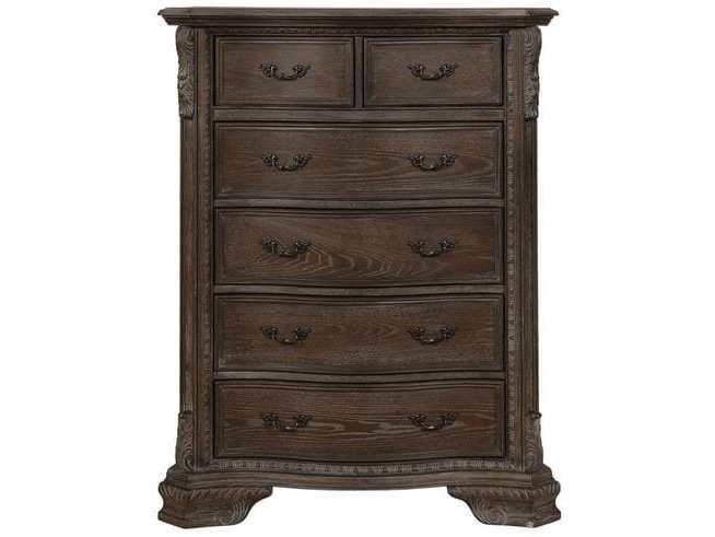 Sheffield Antique Gray Chest - Ornate Home