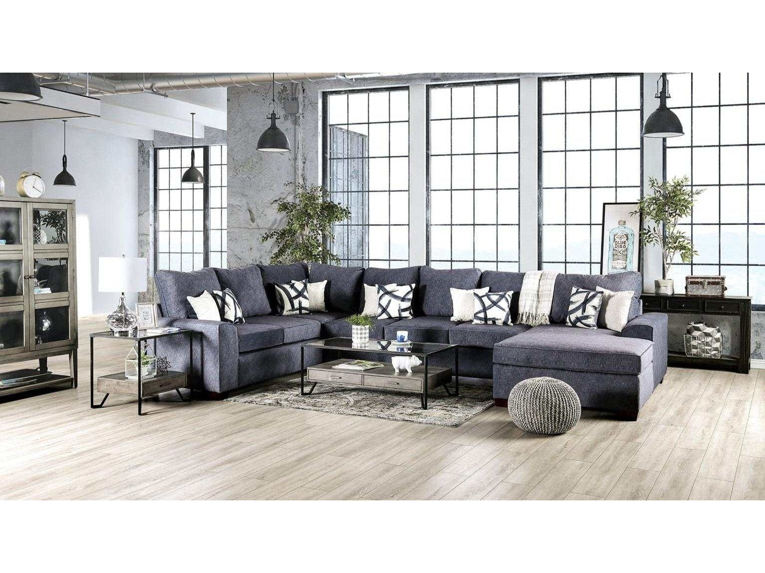 Shoreditch Navy Sectional - Ornate Home