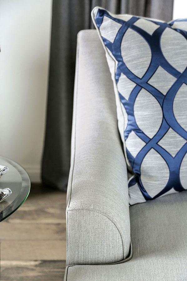 Sisseton Light Gray Stationary Sofa & Loveseat 2pc - Ornate Home