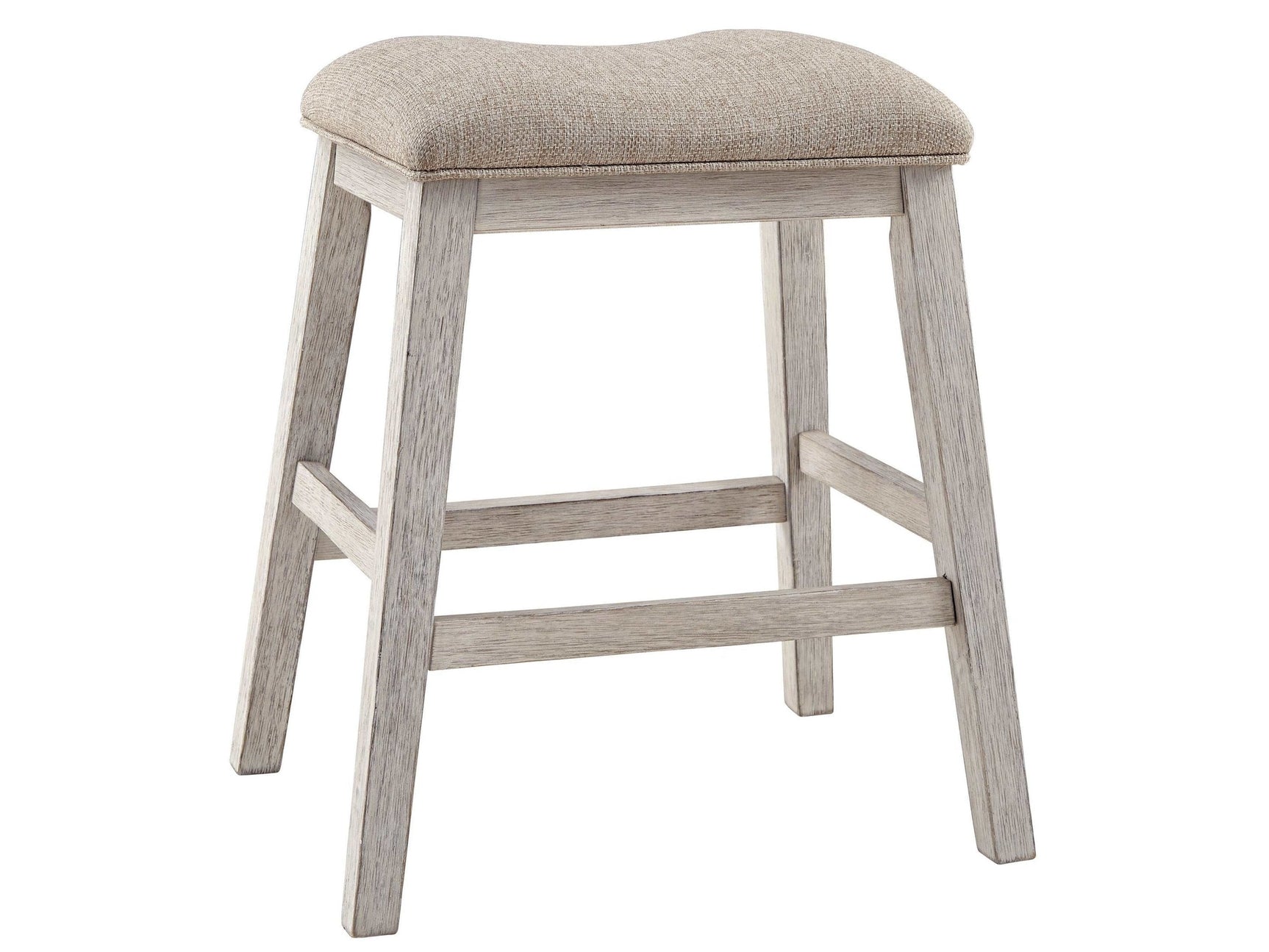 Skempton White/Light Brown Counter Height Dining Room Set / 5pc - Ornate Home