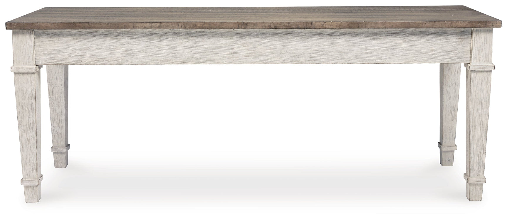 Skempton White/Light Brown Storage Bench - Ornate Home