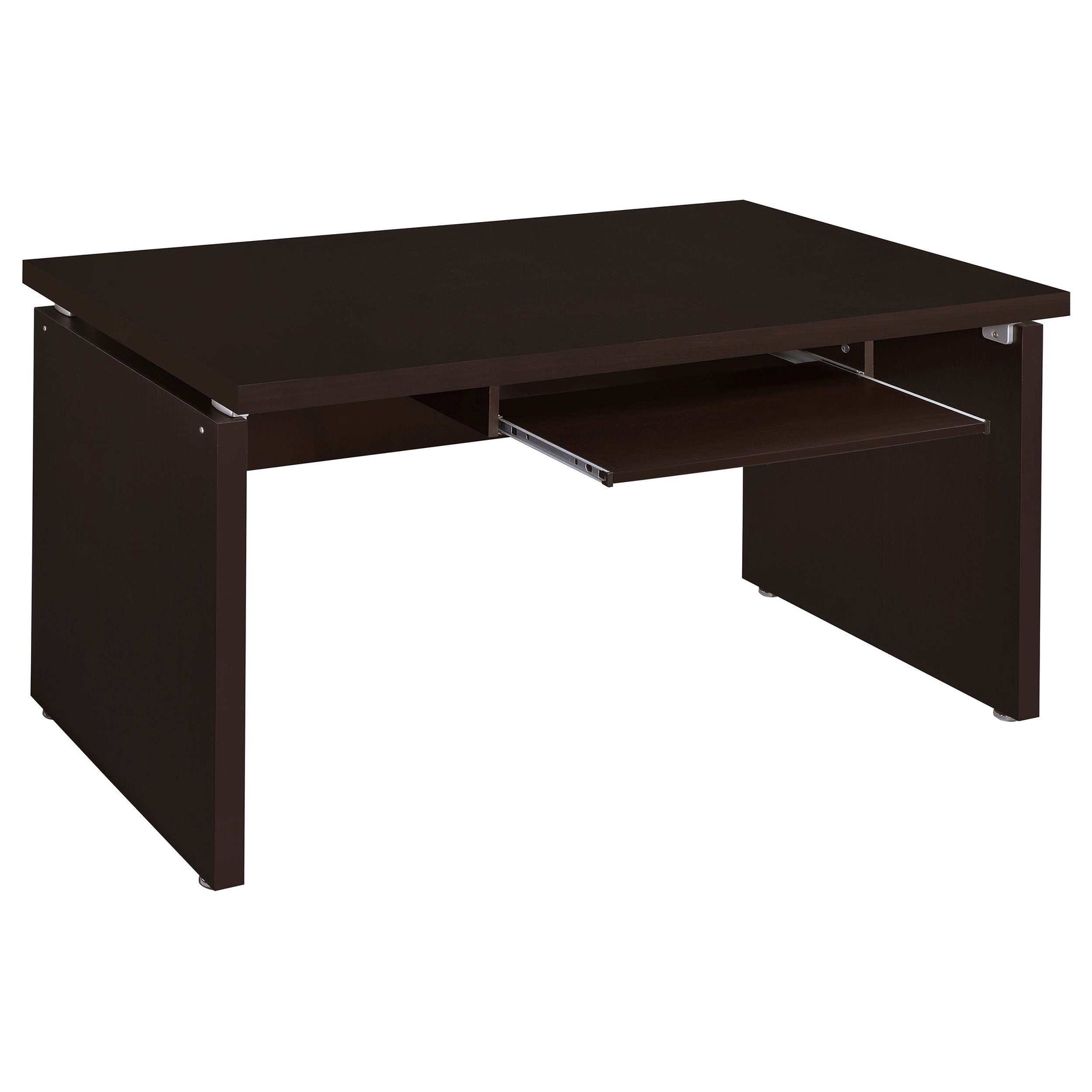 Skylar Cappuccino L-Shape Desk - Ornate Home