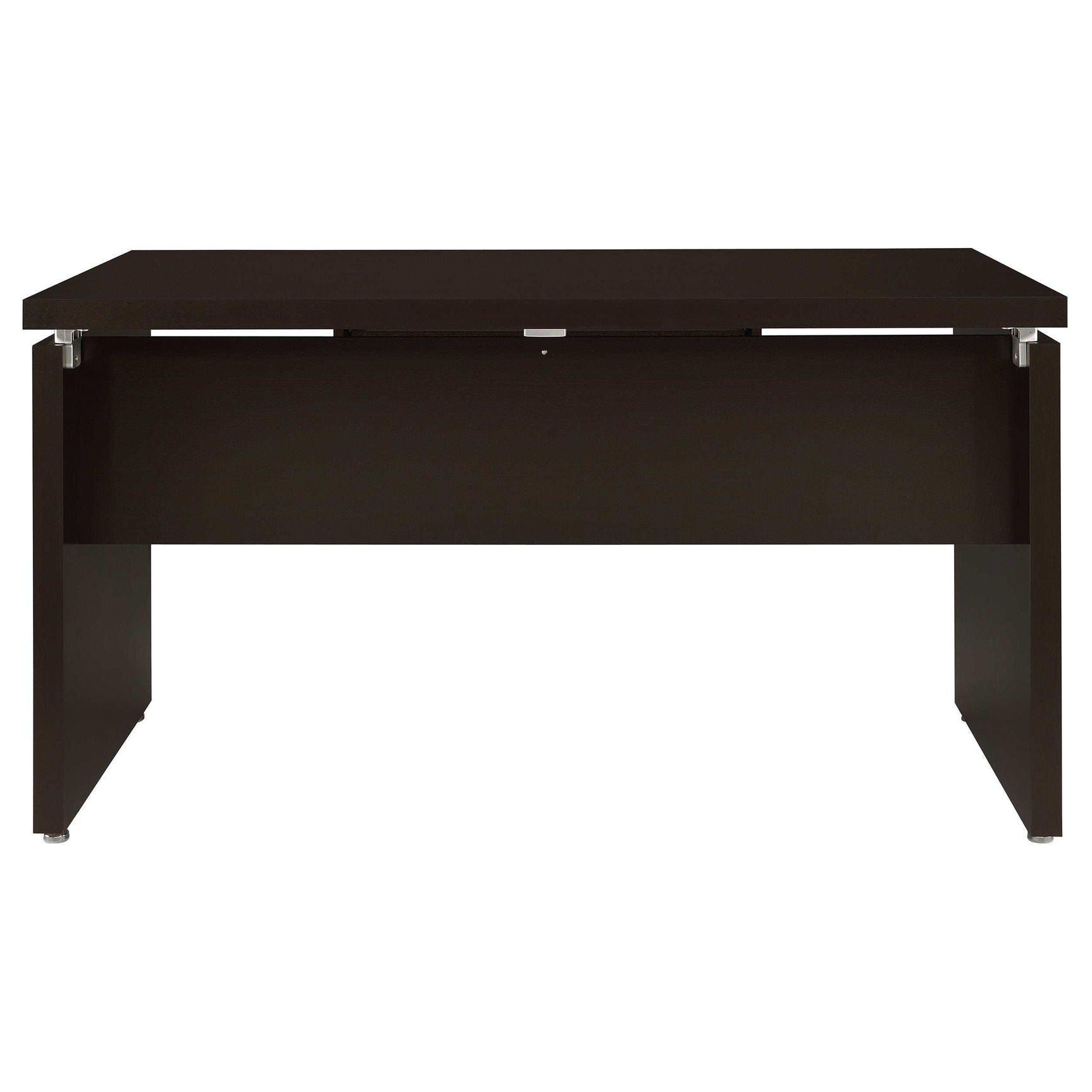 Skylar Cappuccino L-Shape Desk - Ornate Home
