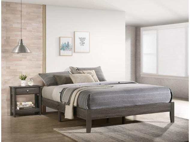 Skyler Gray Nightstand - Ornate Home