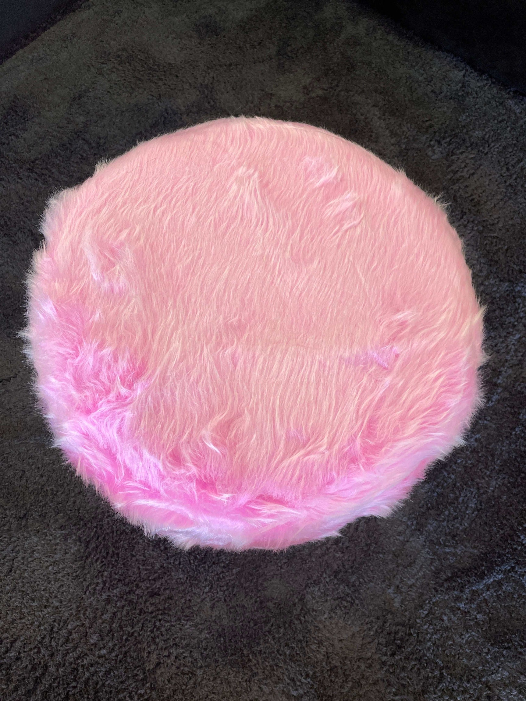 Small Accent Pouf Pink - Ornate Home