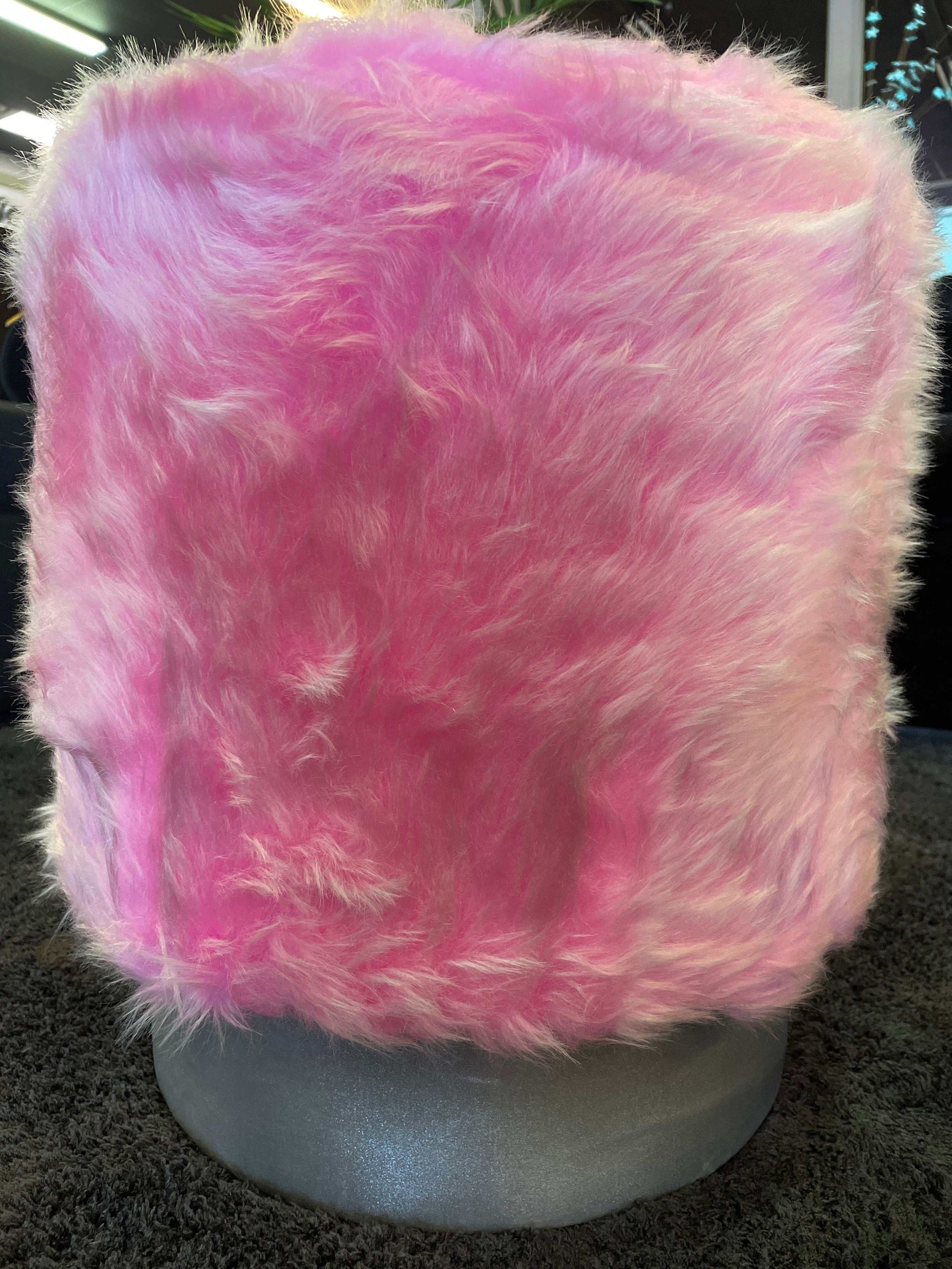 Small Accent Pouf Pink - Ornate Home