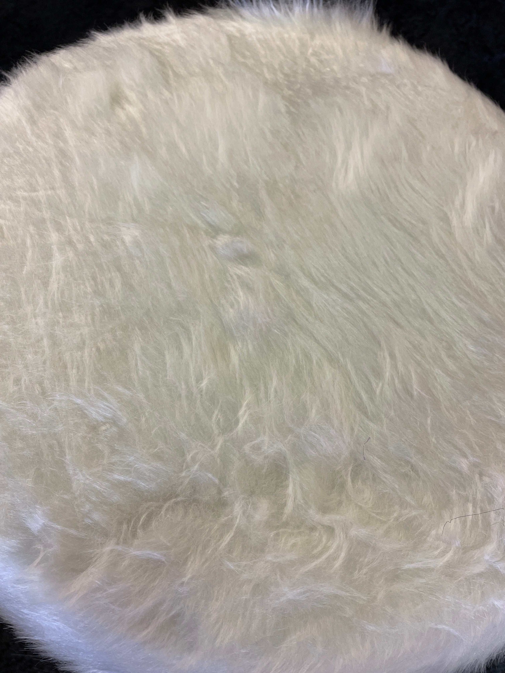 Small Accent Pouf White - Ornate Home