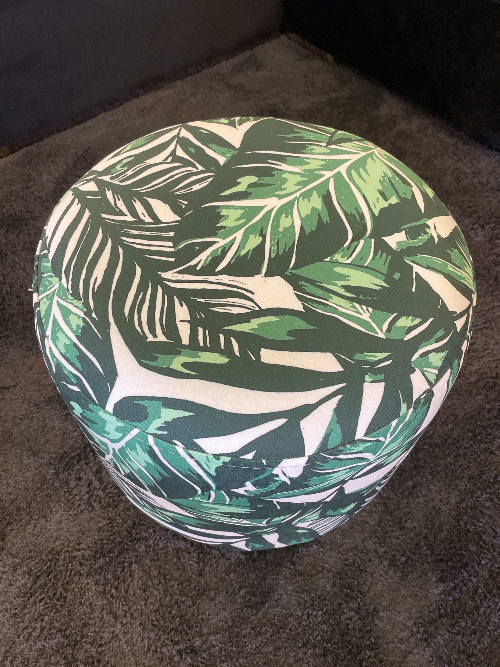 Small Multi Color Accent Pouf - Ornate Home