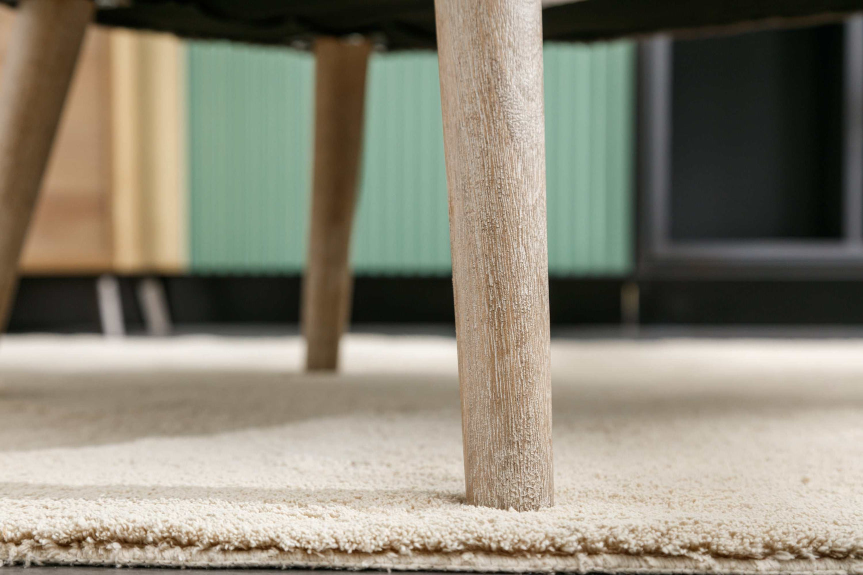 Smithe Teddy Button Accent Slipper Chair Blue - Ornate Home