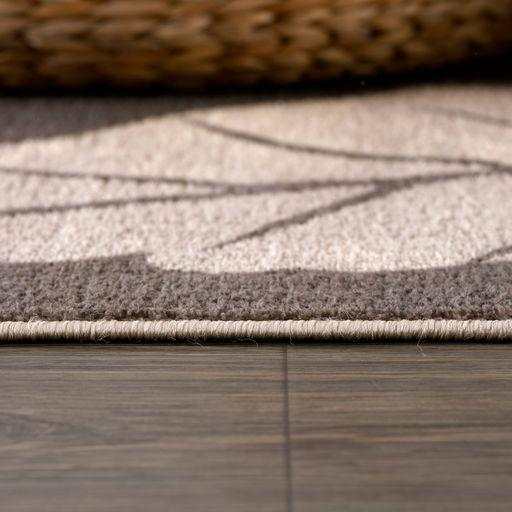 Solana Yellow/Brown Floral Indoor NonSlip Area Rugs - Ornate Home