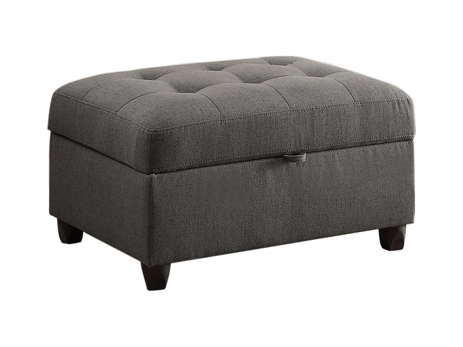 Stonenesse Grey Ottoman - Ornate Home