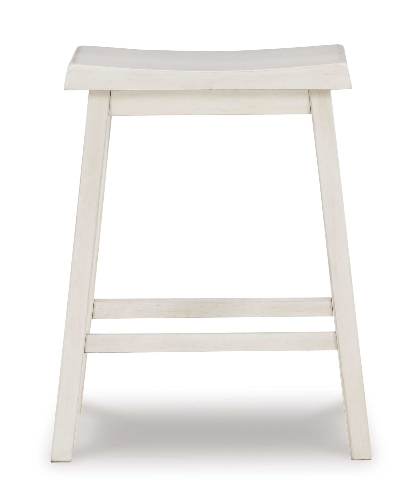 Stuven White Counter Height Stool (Set of 2) - Ornate Home