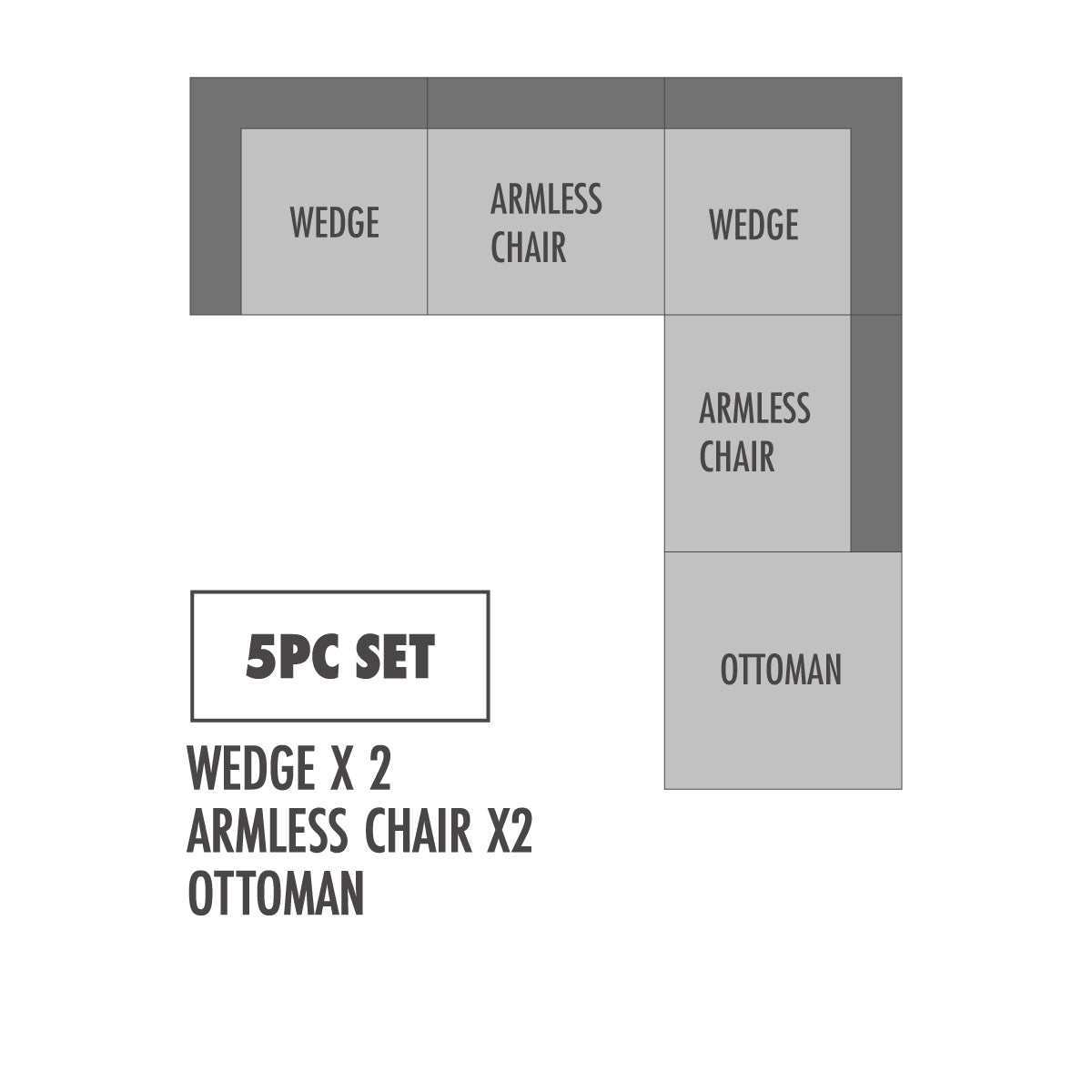 Sunny Natural White Modular Sectional / Create your own Style - Ornate Home