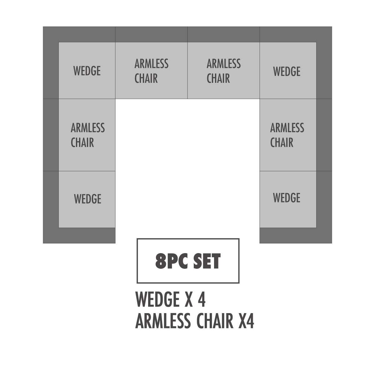 Sunny Natural White Modular Sectional / Create your own Style - Ornate Home