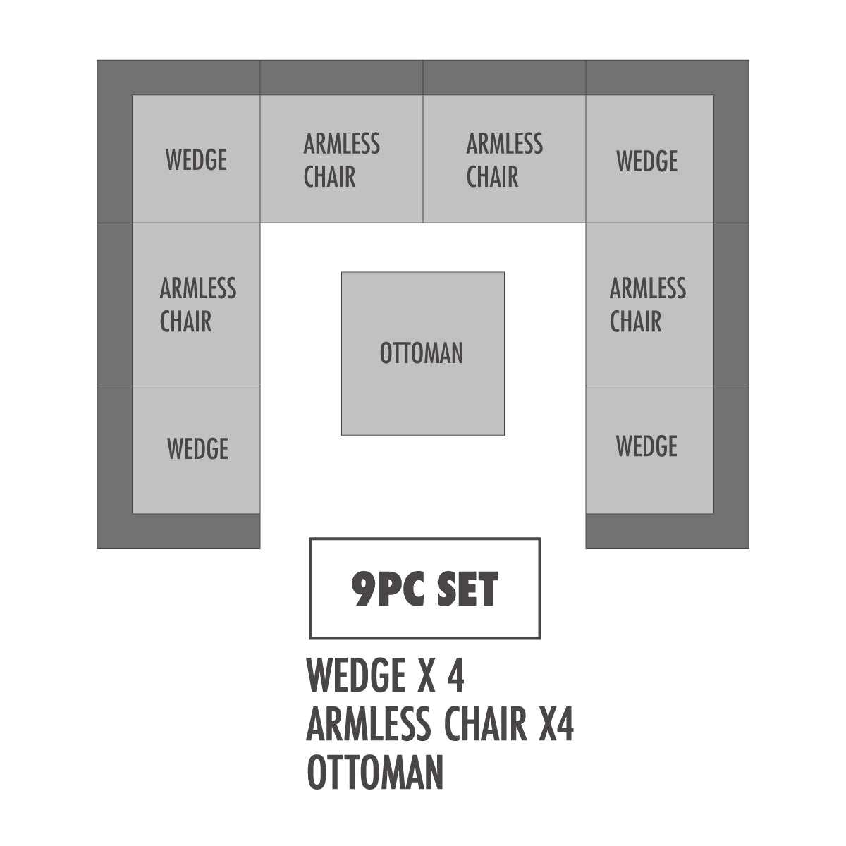 Sunny Natural White Modular Sectional / Create your own Style - Ornate Home