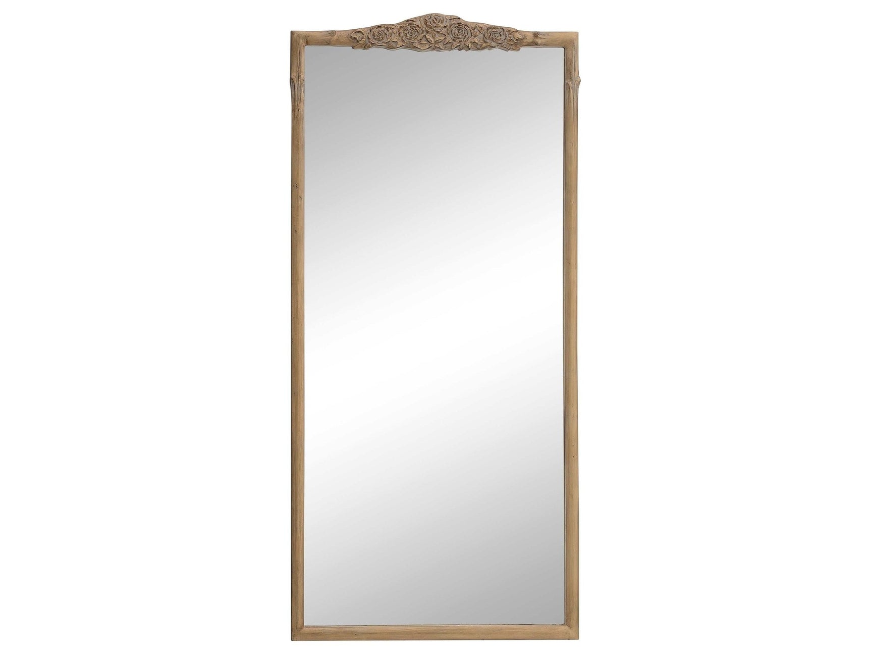 Sylvie Vintage Gold Floor Mirror - Ornate Home