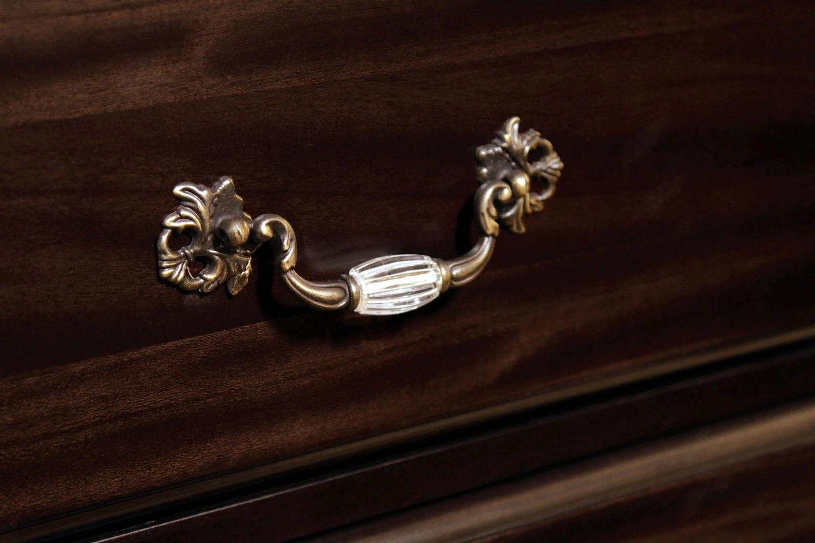 Syracuse Dark Walnut Nightstand - Ornate Home