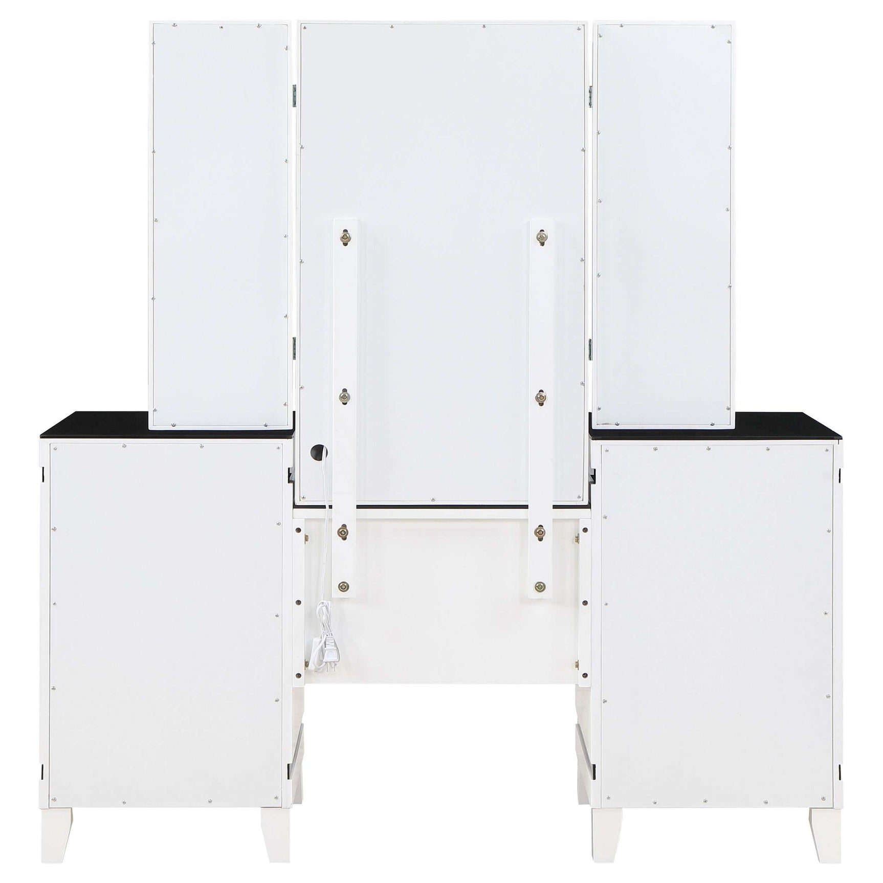 Talei White / Black Vanity Set - Ornate Home