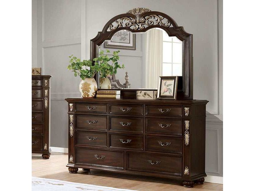 Theodor Brown Cherry Dresser - Ornate Home