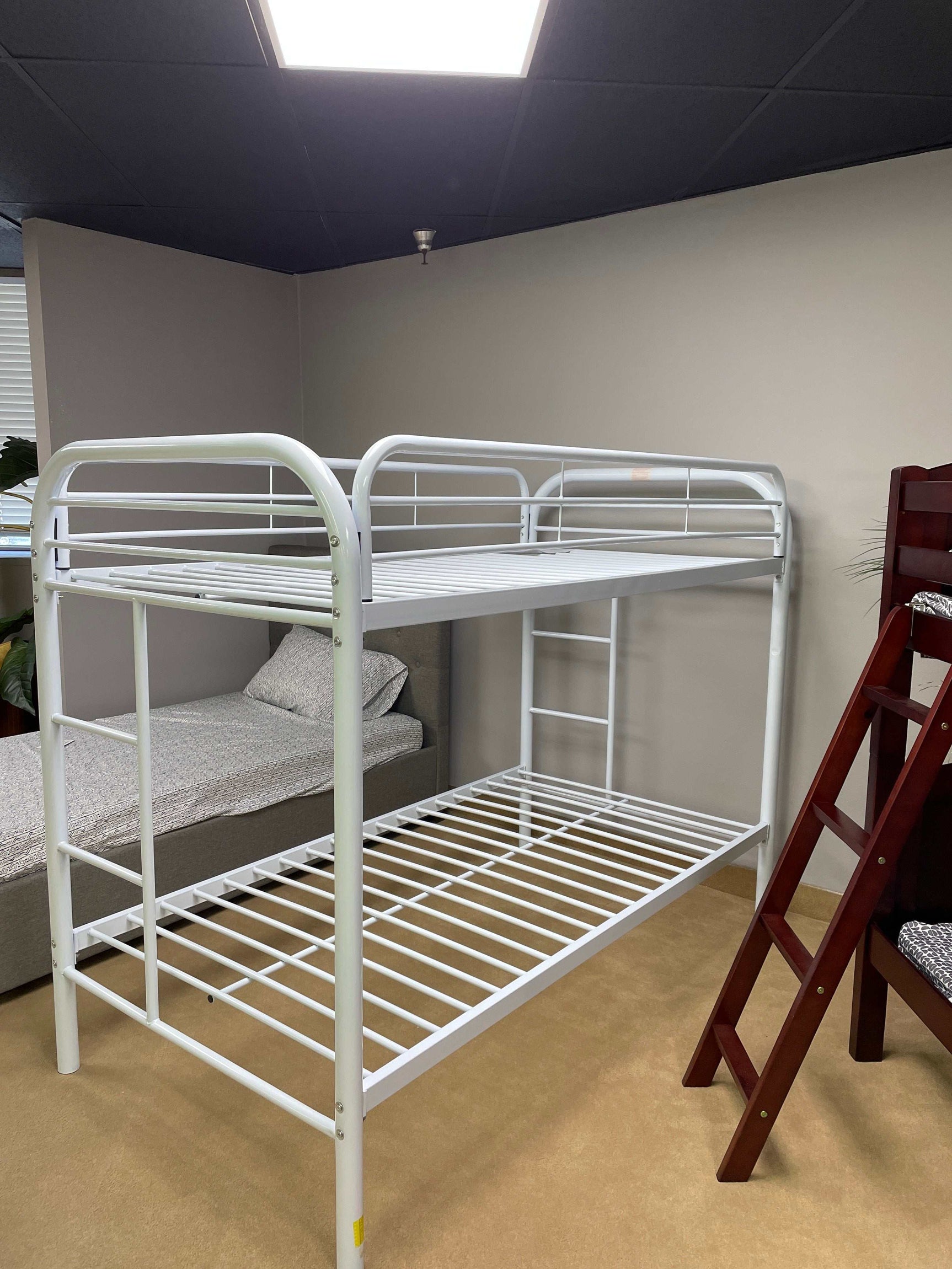 Thomas White Bunk Bed (Twin/Twin) - Ornate Home