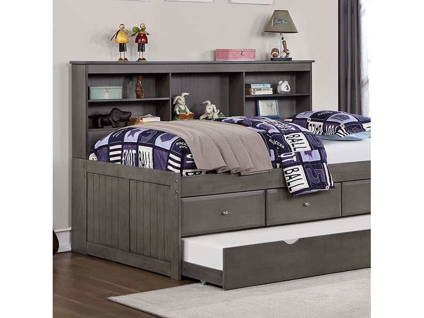 Tibalt Dark Gray Twin DayBed w/ Trundle - Ornate Home