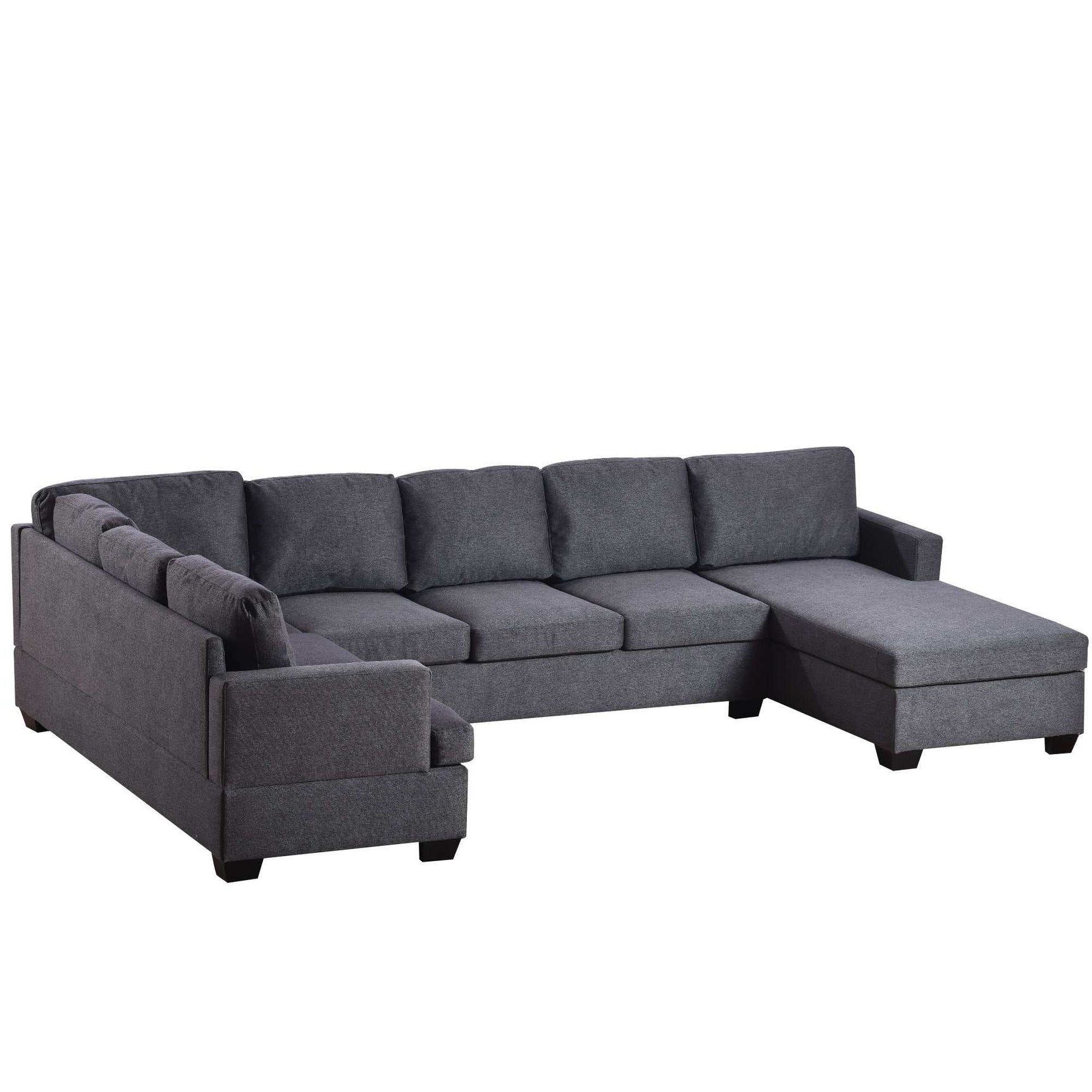 Tijuana Modern U-Shape Sectional Sofa Gray - Ornate Home