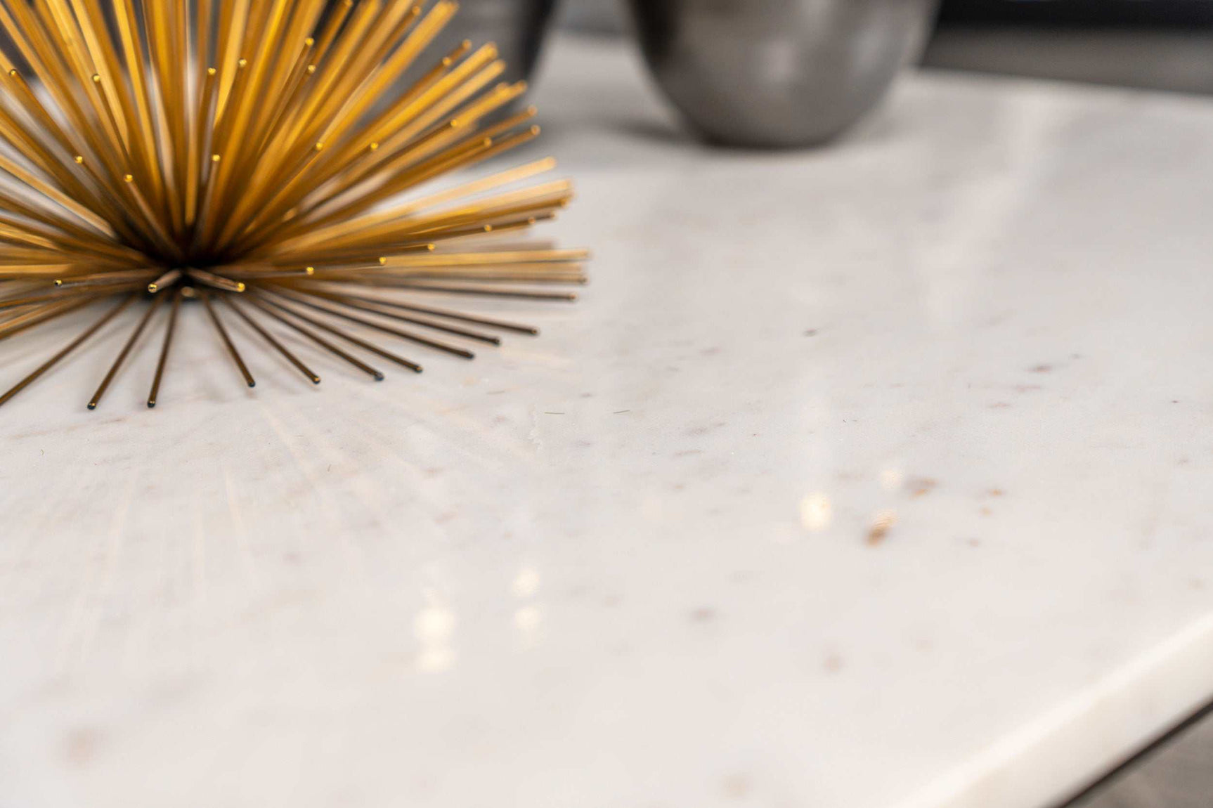 Tobin White / Black Coffee Table - Ornate Home