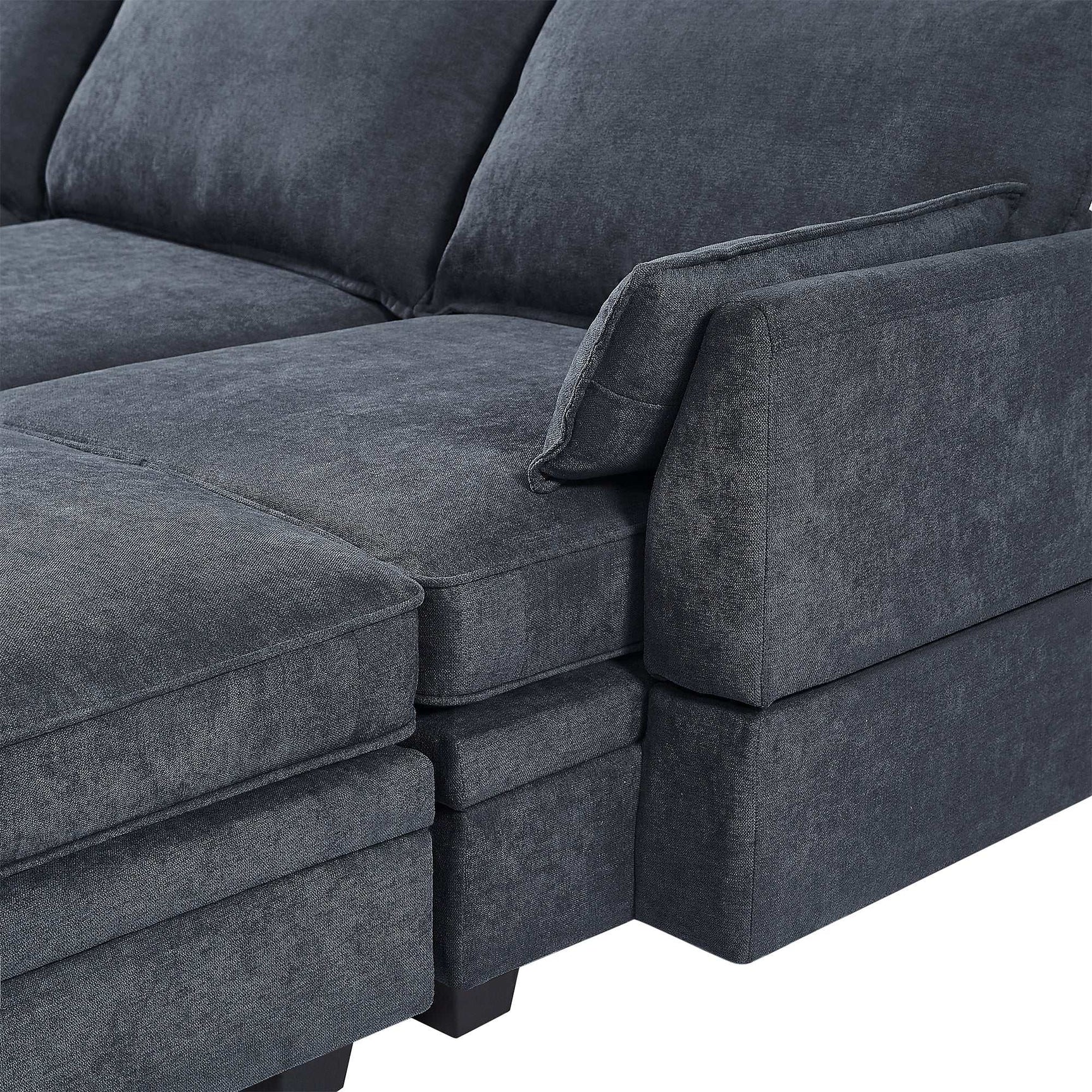 Torrey Modern Modular Sectional Sofa Gray - Ornate Home