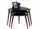 Trio Black Nesting Table (Set of 3) - Ornate Home