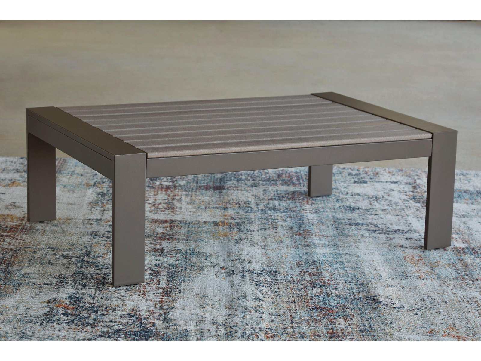 Tropicava Taupe Outdoor Coffee Table - Ornate Home