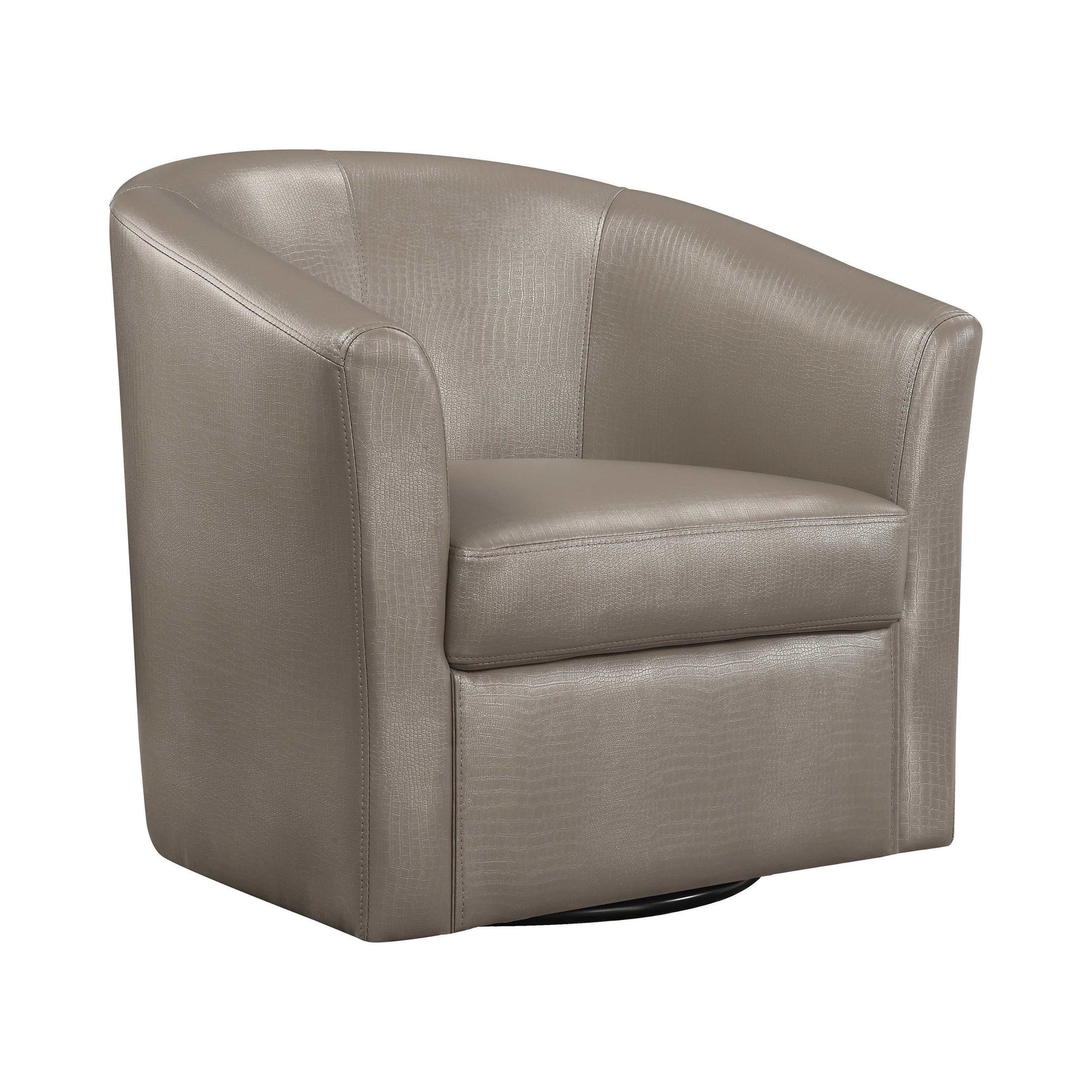 Turner Champagne Accent Swivel Chair - Ornate Home
