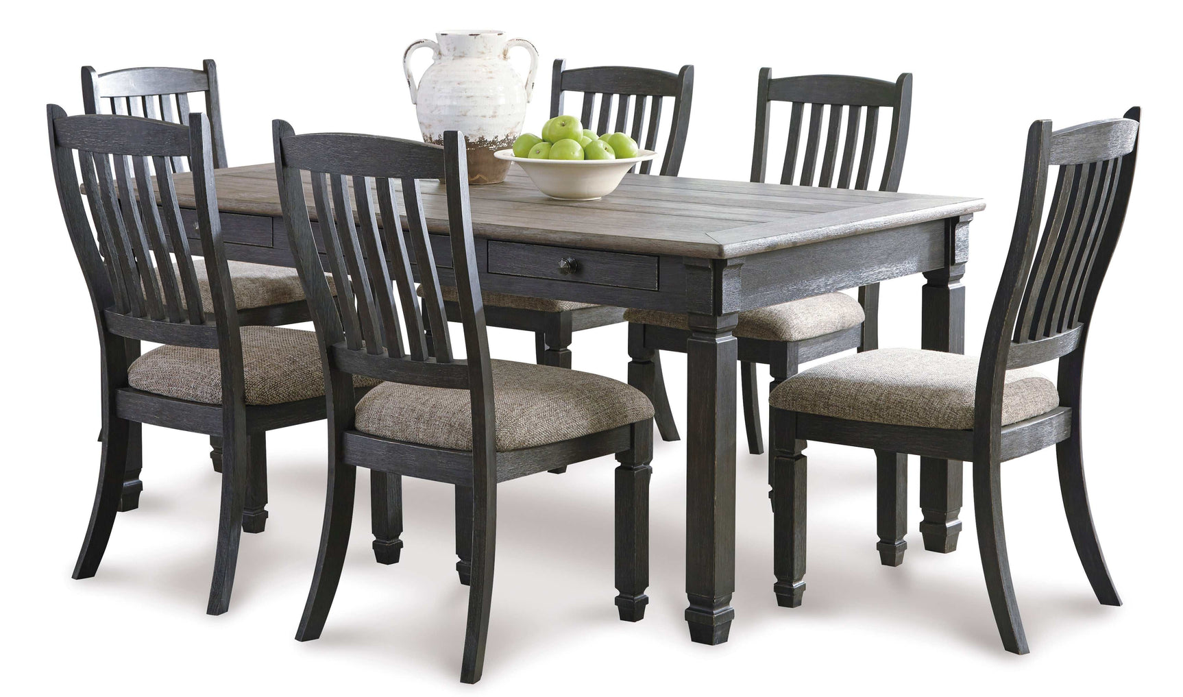 Tyler Creek Black & Gray Dining Room Set / 5pc - Ornate Home