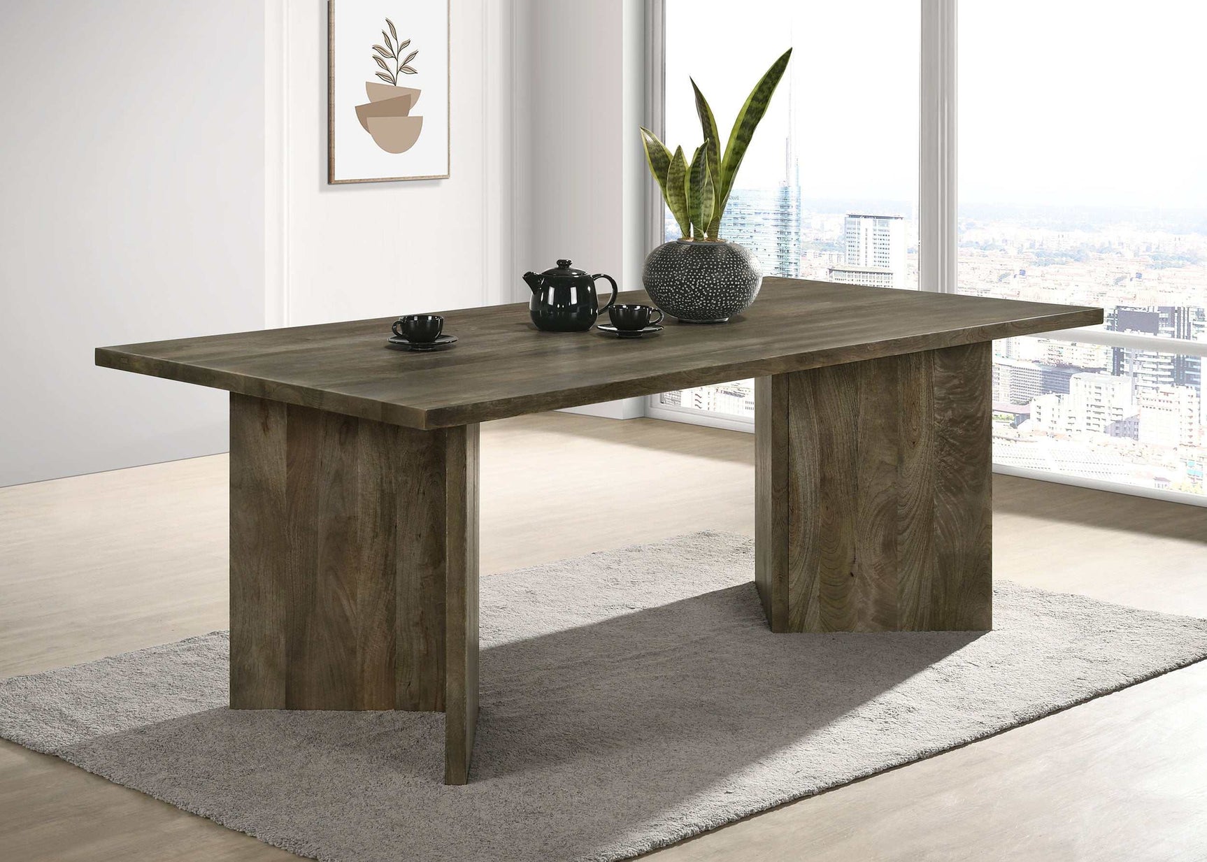 Tyler Mango Brown Dining Table - Ornate Home