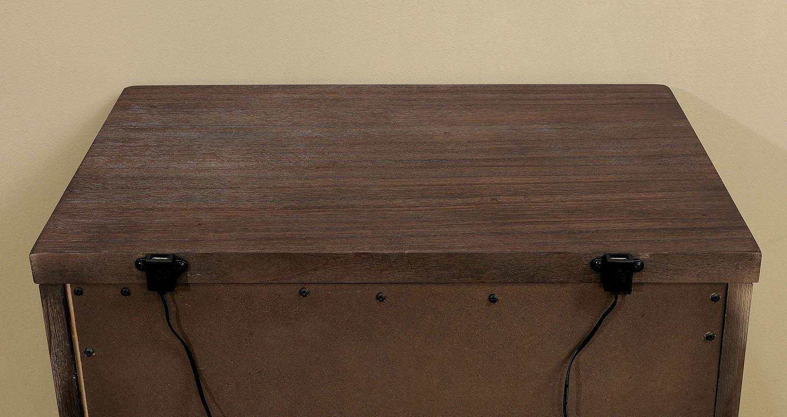 Tywyn Dark Oak Nightstand - Ornate Home