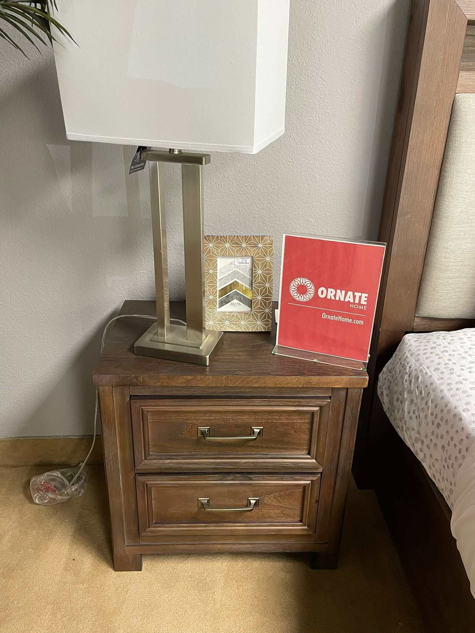 Tywyn Dark Oak Nightstand - Ornate Home