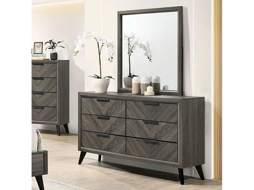 Vagan Gray Dresser - Ornate Home