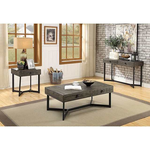 Veblen Dark Oak/Espresso Sofa Table - Ornate Home