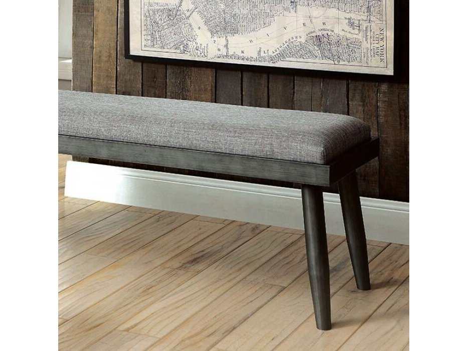 Vilhelm I Gray Bench - Ornate Home