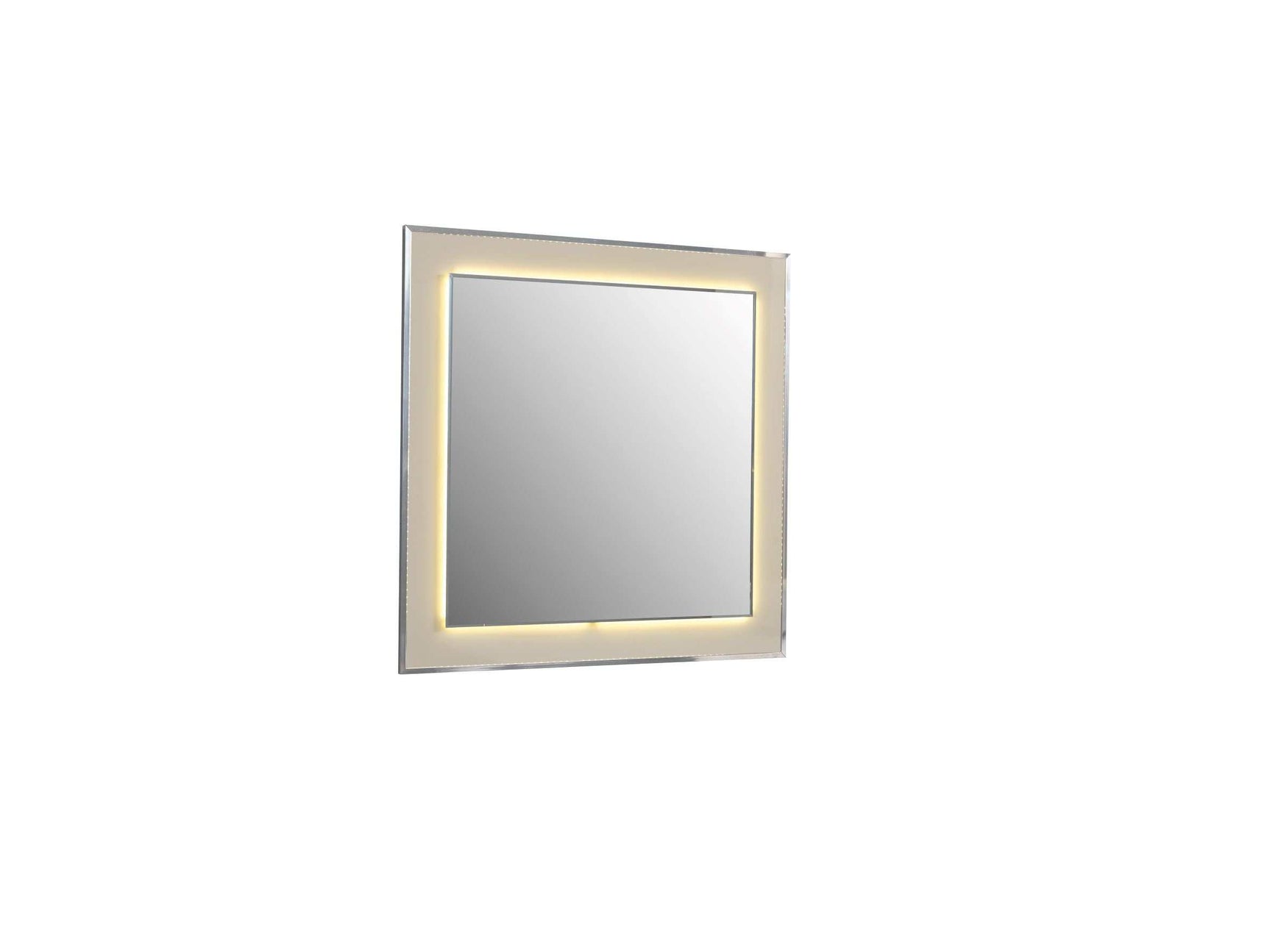 Viola Cream High Gloss Lacquer 4-Piece Queen Bedroom Set - Ornate Home