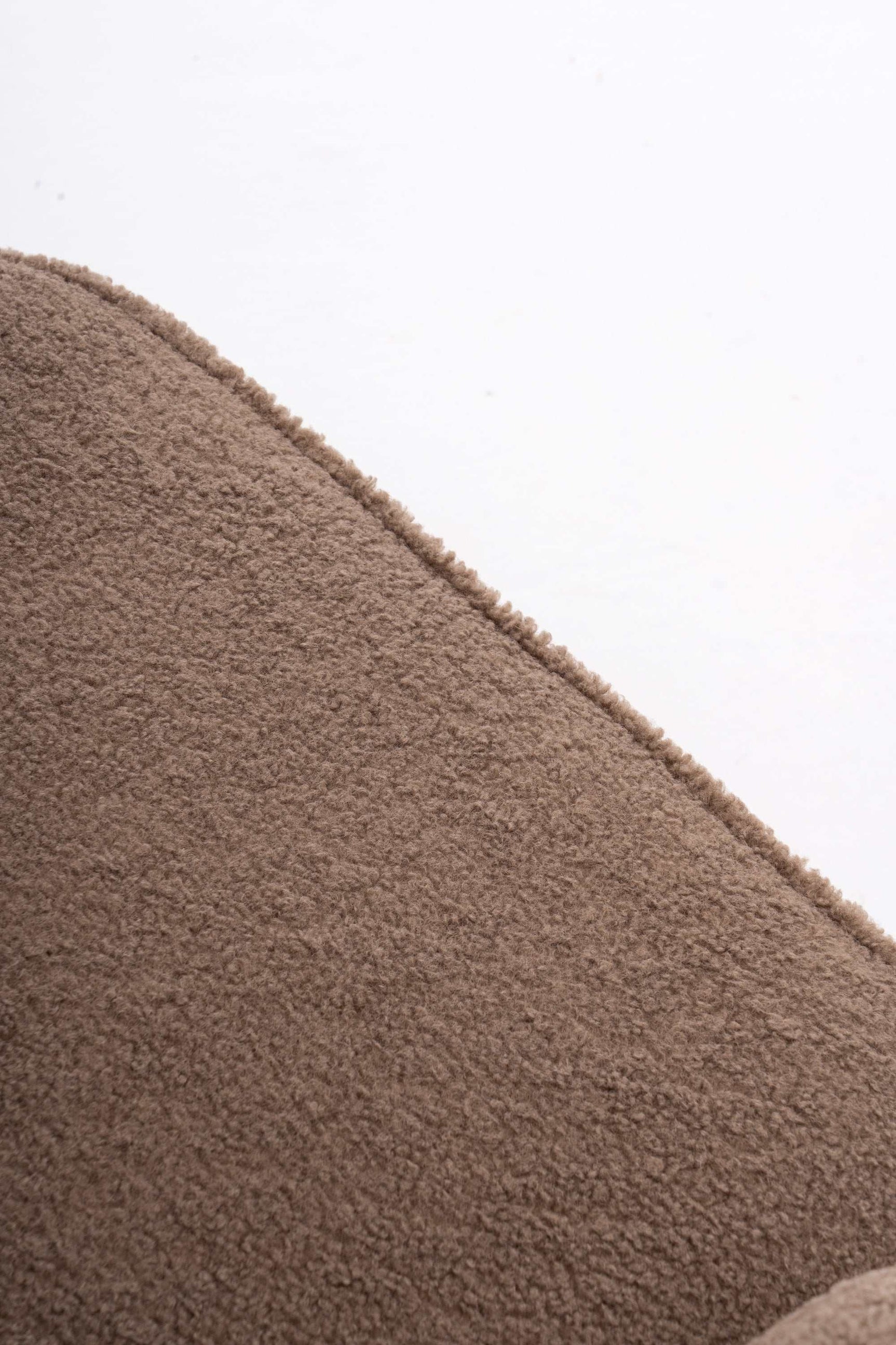 Volta Soft Brown Teddy Accent Chair - Ornate Home