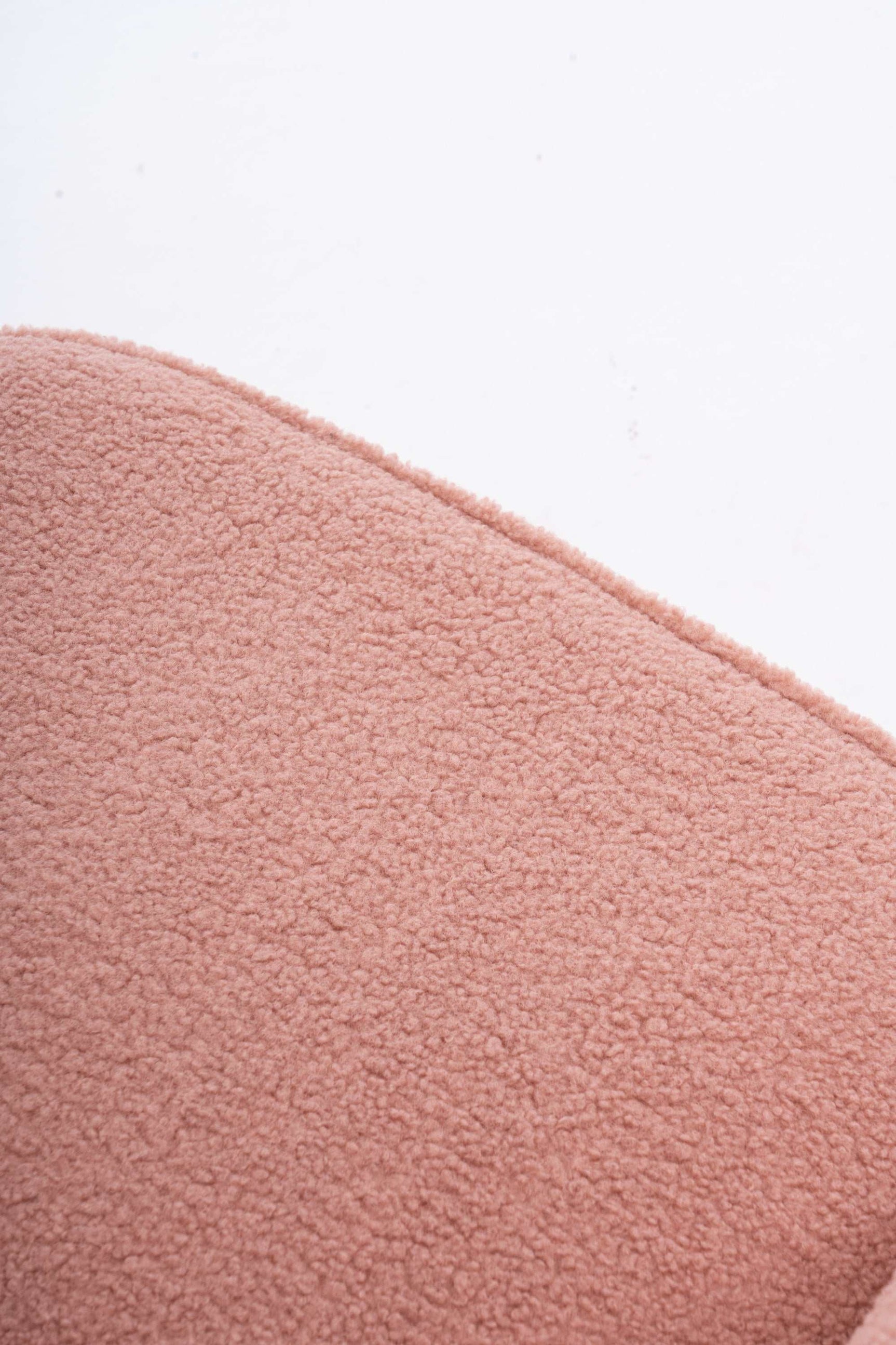 Volta Soft Pink Teddy Accent Chair - Ornate Home