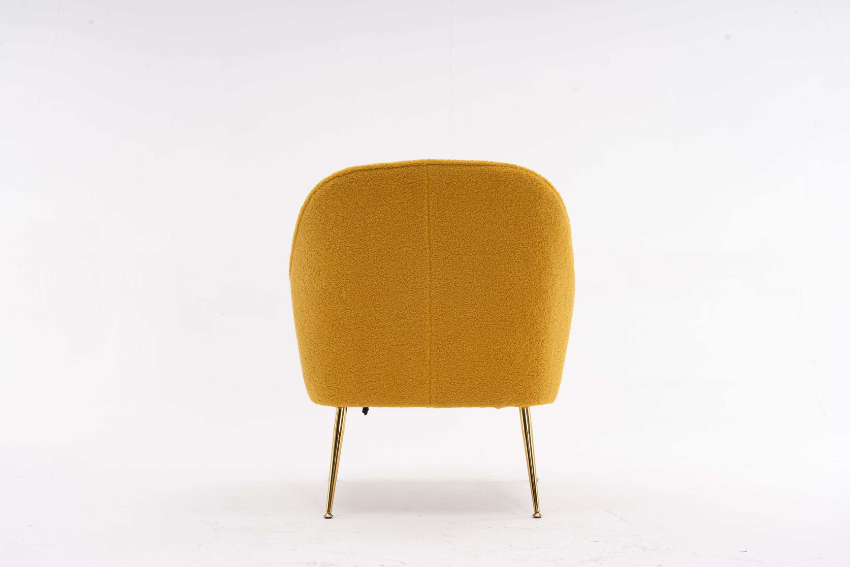 Volta Soft Yellow Teddy Accent Chair - Ornate Home