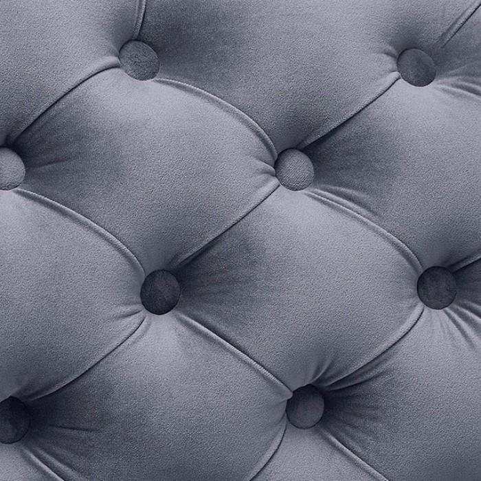 Wadenswil Chrome & Gray Side Chair (Set of 2) - Ornate Home