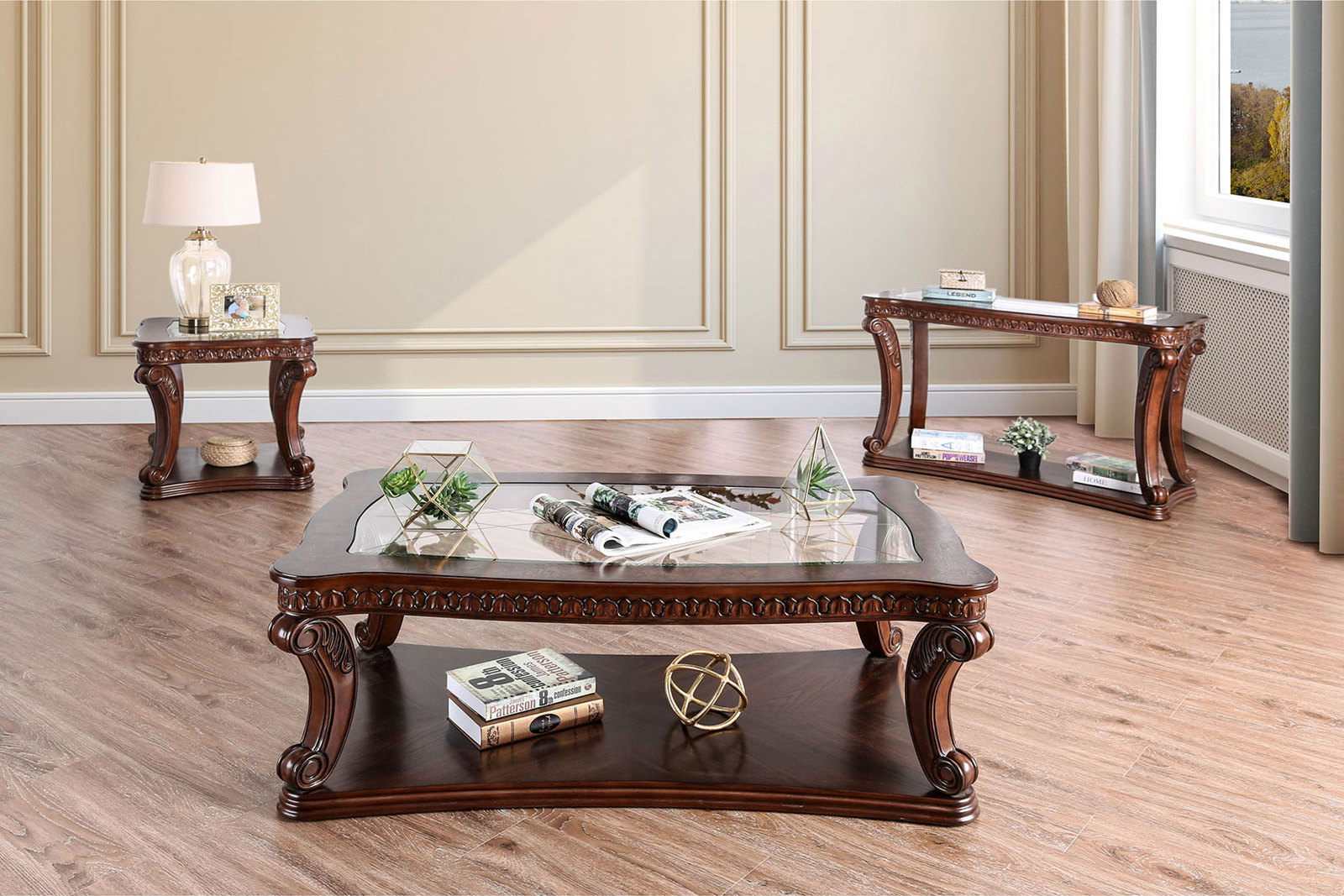 Walworth Dark Oak Coffee Table - Ornate Home