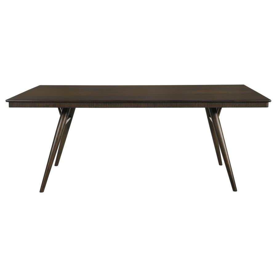 Wes Dark Walnut Rectangular Dining Table - Ornate Home
