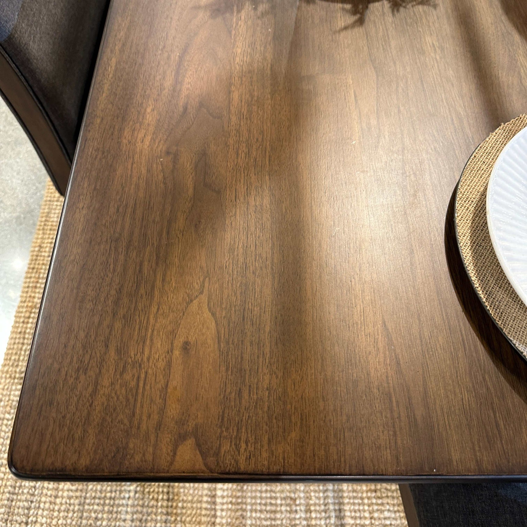 Wes Grey & Dark Walnut 7pc Rectangular Dining Room Set - Ornate Home