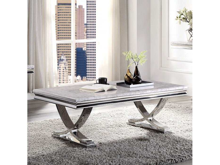 Wettingen Chrome Coffee Table - Ornate Home