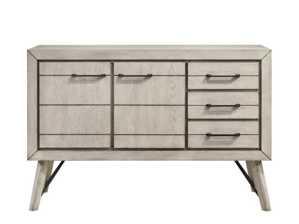 White Sands Vintage Chalk Console/Cabinet - Ornate Home