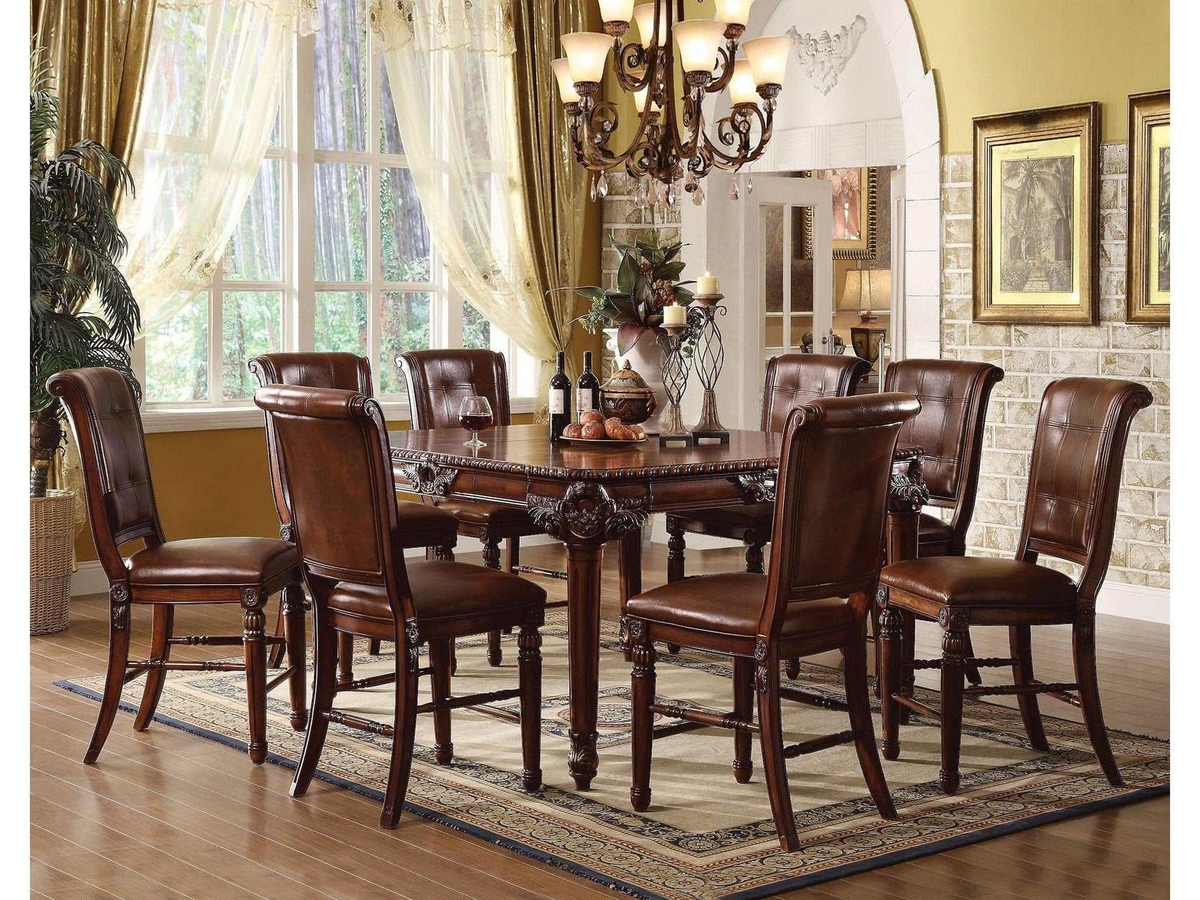 Winfred Cherry Counter Height Table - Ornate Home